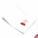 , Jumbo Valentine'S Day Card (8.5 X 11 Inch) - Vday Greeting Card For Valentines - Chalk And Roses Valentine'S J2358Dvdg