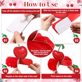 9 Pcs Cherry Honeycomb Centerpiece Cherry Party Decor Cherries Paper Table Centerpieces For Birthday Baby Shower Party Supplies Decor