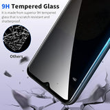 [2+2 Pack] Privacy Screen Protector For Samsung Galaxy A14 5G With Camera Lens Protector, Anti-Spy Tempered Glass Film, Full Coverage, Anti-Scratch, Bubble Free, Case Friendly, Easy Installation