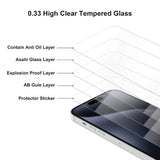 Hd Clear [5 Pack] Alu-Sil 9H Tempered Glass Screen Protectors For Xiaomi Mi 13T, 13T Pro - [3 Pack + 2 Bonus] Military Grade High Aluminium Silicone Cover Film
