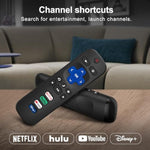 (Pack Of 2) Replacementremotecontrol For Rokutv,Compatible For Tcl Roku/Hisense Roku/Onn Roku/Philips Roku Smart Tvs(Not For Roku Stick And Box)