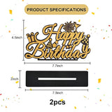 Happy Birthday Letter Sign Centerpieces for Table, Party Supplies for Milestones