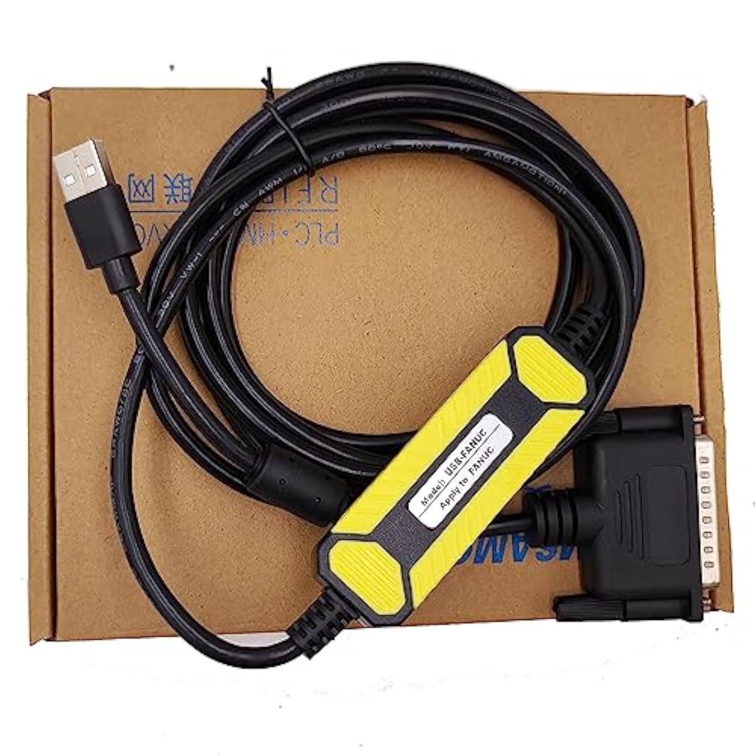 Usb-Fanuc Rs232 Data Transfer Usb Convert Db25 Pin Download Cable For Cnc Fanuc