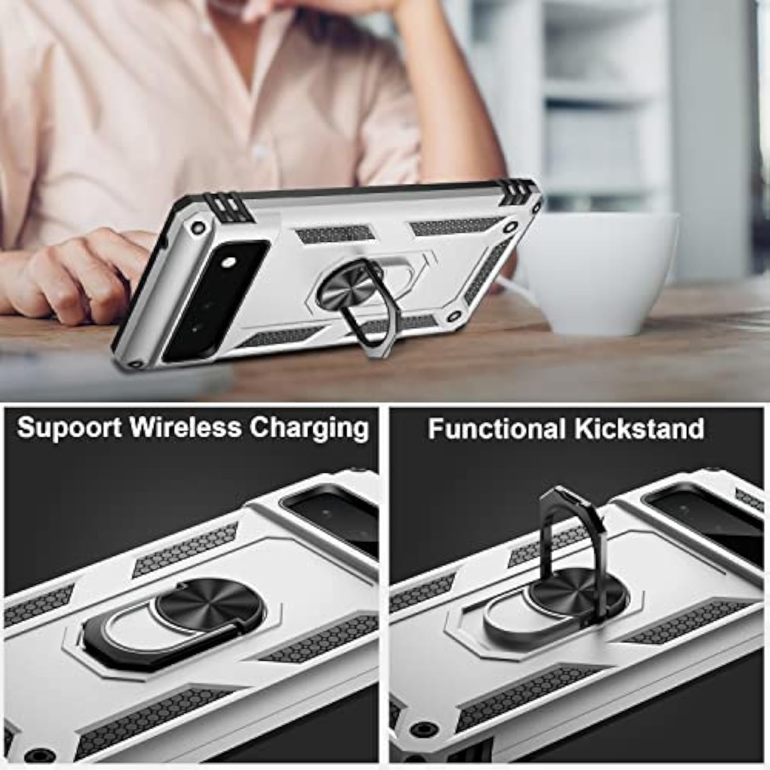 Google Pixel 6 Case with Screen Protector