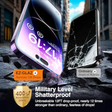 '-4 Pack For 14 Pro Max Privacy Screen Protector[6.7 Inches] With 2 Pack Camera Lens Protector, [Drop Protection] 9H Hardness Scratch Resistant Tempered Glass Film, Easy To Install