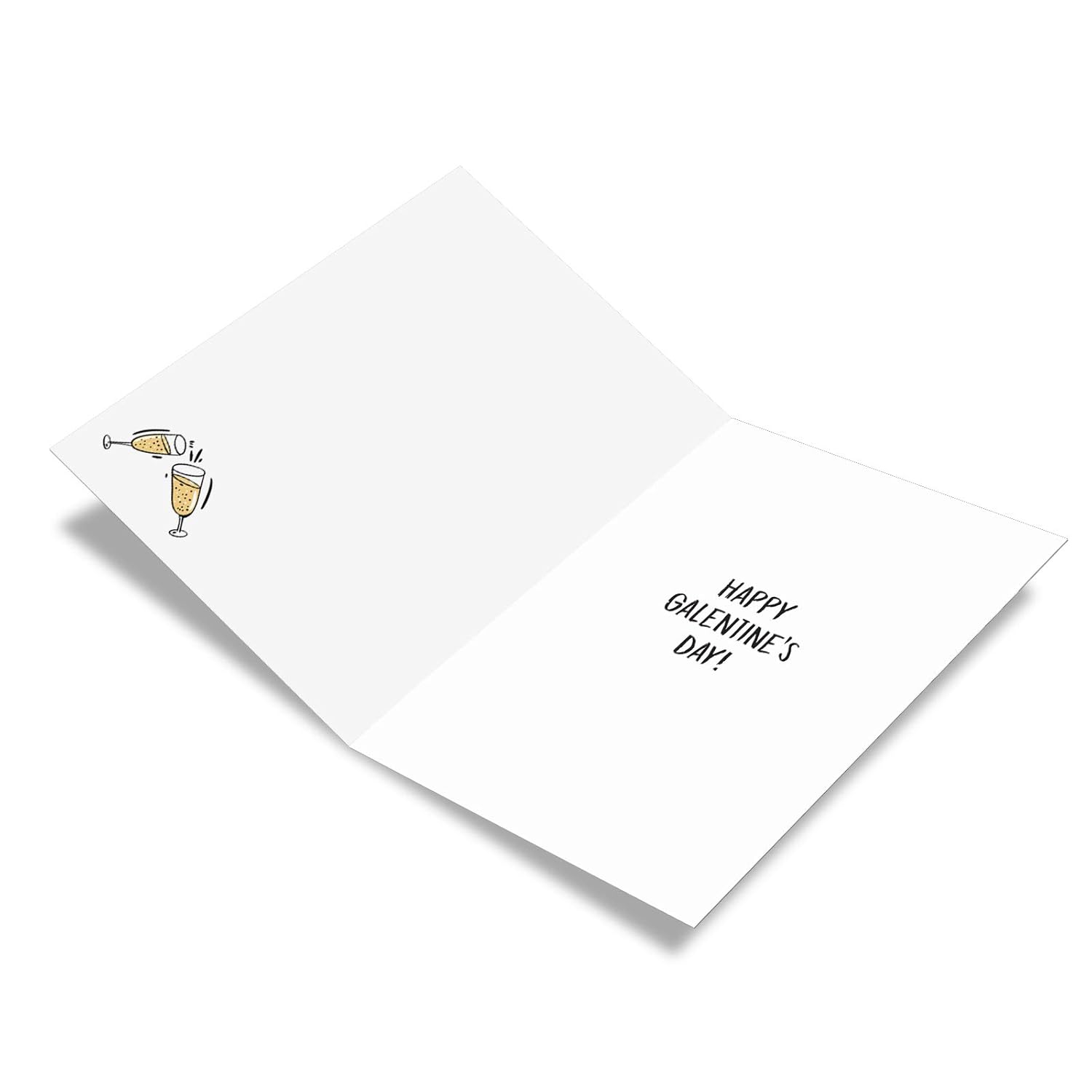 , Cute Valentine'S Card With Envelope - Heartfelt Stationery Notecard For Valentines - Forget About Men C3139Vdg