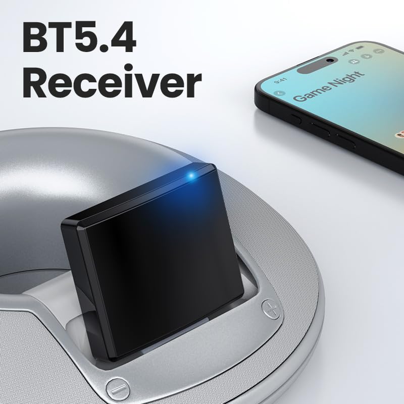 30 Pin Bluetooth Adapter Receiver?Wireless 30Pin Stereo Audio Adapter Bluetooth 5.4 Music Receiver for Sounddock II 2 10 Lifestyle V35 135 Digital