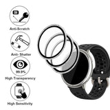 3D Screen Protector Compatible With Amazfit Active 2 44Mm 1.32" Round Fitness Tracker Smart Watch, Pmma Material, Anti-Shatter, Full Coverage, With Non-Slip Pad Sticker, 3-Pack