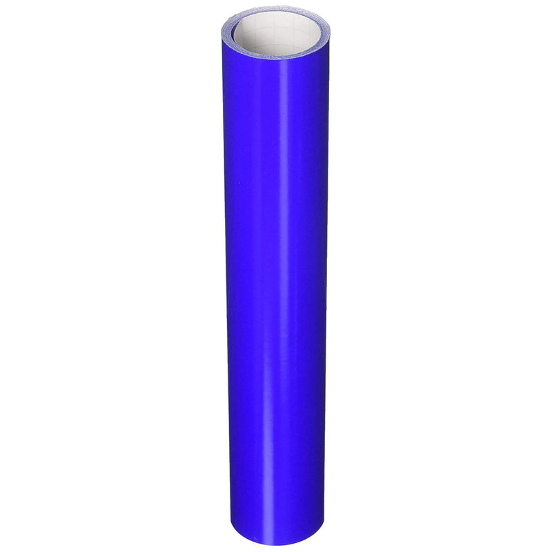 Brilliant Blue Glossy 12" X 10 Foot Roll Of 651 Adhesive-Backed Vinyl