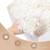 2 Lb Crinkle Cut Paper Shred White Crinkle Shredded Paper - Gift Box Baskets Bag Filler - Confetti Stuffing For Birthday, Holiday Gift Packaging Wrapping