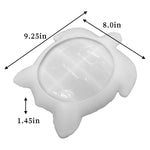Texture Turtle Tray Resin Mold, Storage Tray Silicone Molds For Epoxy Resin, Creative Marine Animal Container Jewelry Holder Trinket Plate Mold Turtle Concrete Clay Craft Halloween Home Decor
