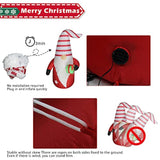 4 Ft Christmas Inflatable Gnome Outdoor Decoration Lighted Decoration Outdoor, Xmas Blow Up Gnome For Holiday Christmas
