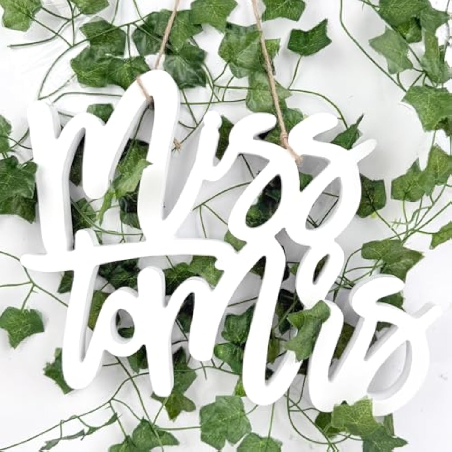 Bridal Shower Decorations Miss To Mrs Sign For Batcholette Party Table Centerpieces Wedding Plastic Photo Booth Props For Wedding Party Decorations Supplies