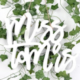 Bridal Shower Decorations Miss To Mrs Sign For Batcholette Party Table Centerpieces Wedding Plastic Photo Booth Props For Wedding Party Decorations Supplies