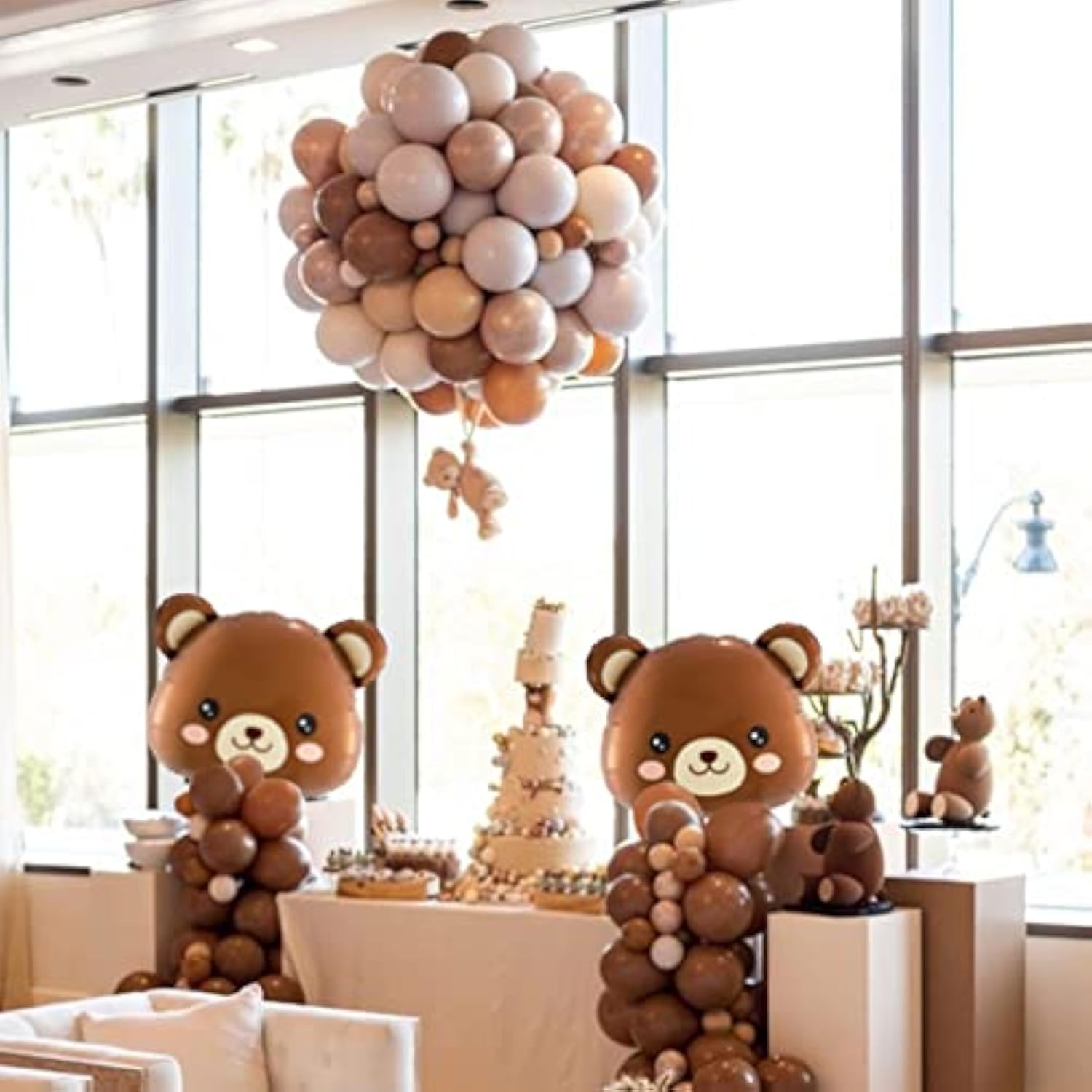 Teddy Bear Balloons: Baby Shower Birthday Party Decorations