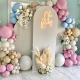 84pcs Dusty Rose Brown Balloon Arch Kit for Baby Showers, Weddings & Parties