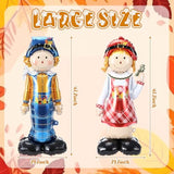 2 Pcs 47 Inch 3D Scarecrow Foil Balloons Fall Thanksgiving Harvest Party Decor