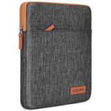 9.7-10 Inch Tablet Sleeve Water Resistant Laptop Bag For 9.7" 10.5" 11" Ipad Pro/Apple 10.2" Ipad/10 Surface Go/Huawei Mediapad M5 Pro/10.5" Samsung Galaxy Tab A S6/Lenovo Smart/Acer -Brown