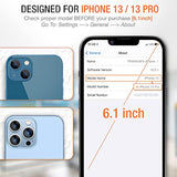 Trianium Tempered Glass Screen Protector designed for Apple iPhone 13 (2021) /iPhone 13 Pro (2021), 3 Pack [Alignment Case Tool Included]