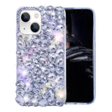 Bling Case Compatible With Iphone 15 Case Bling For Women, Luxury Crystal Rhinestone Girly Phone Case, Glitter 3D Sparkle Diamond Cover Case, Clear