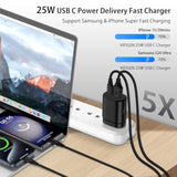 25W Fast Charger Compatible With Moto Edge 2025/Edge 2024/Edge 2023,Edge 50 Ultra/Edge 60 Pro,G Stylus 5G 2025 2024,G Power 2025,Razr 2025/Razr 2024/Razr 23,Android Phone Charger Usb C Charging Cable