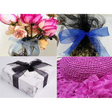 Organza Ribbon 1 Inch 50 Yards Shimmer Sheer Ribbon For Gift Wrapping