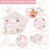 122Pcs Fairy Party Supplies For Girls Birthday Pink Fairies Enchanted Themed 1St 2Rd First Party Decor Garden Flowers Tableware Set Plates Napkins Cups Banner Tablecloth Forks Knives For 20 Guests