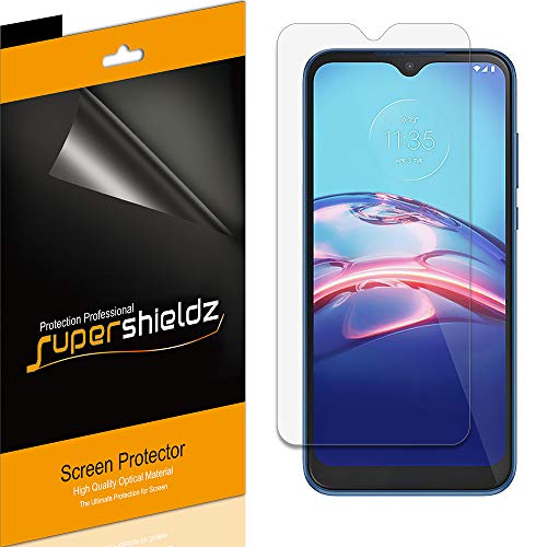 (6 Pack) Designed for Motorola Moto E (2020) Screen Protector, High Definition Clear Shield (PET)