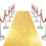 Wedding Aisle Runner Gold Carpet Runner For Party Prom Sequin Sparkly Rug For Indoor Outdoor Engagement Ceremony Decoration 2Ftx15Ft