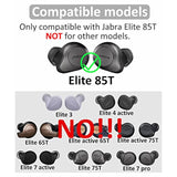 3 Pairs Memory Form Ear Tips Buds For Elite 85T, S/M/L 3 Size Replacement Reduce Noise Fit In Case Premium Earbuds Gel Compatible With Jabra Elite 85T - S/M/L Black