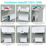 Starlink V3 Mount, Starlink Gen3 Router Wall Mounts With Starlinks Power Supply Mounting Kit For Star Link V3 Standard&Gen 3 High Performance Dishy