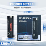 1-Pack 4V Usb Redlituium Battery Compatible With Milwaukee 48-11-2131 But 20 Percent More Runtime,For Milwaukee Headlamp,Flashlight And Other Tools