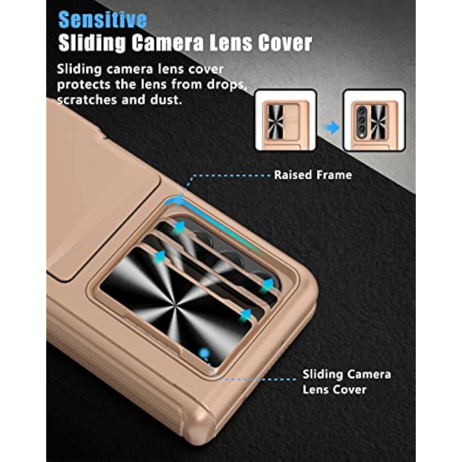 Samsung Galaxy Z Fold 4 Case with Hinge Protection