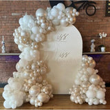 112pcs Pearl White Balloon Garland Kit for Weddings, Showers  Party Decor