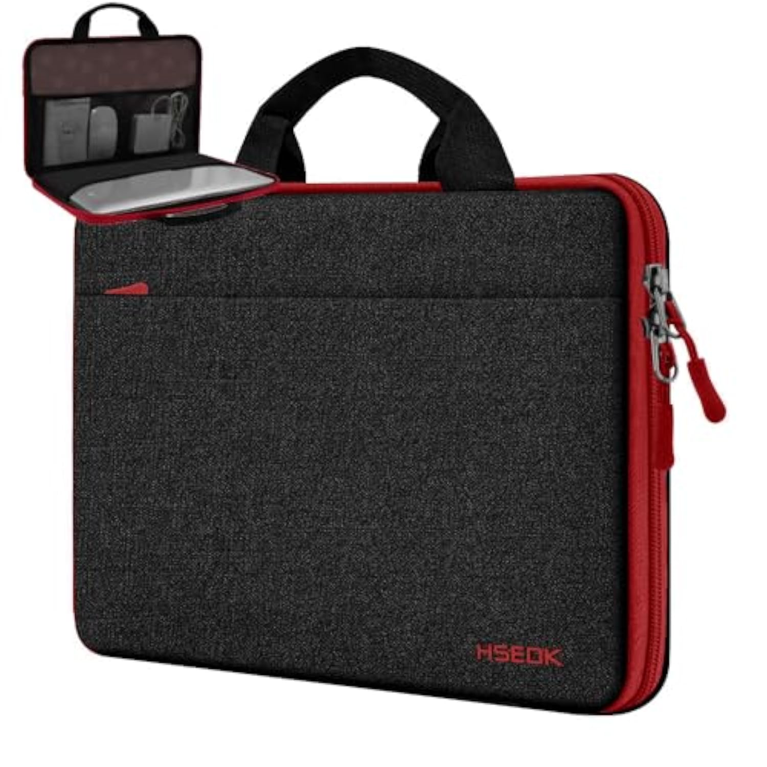 Laptop Sleeve 13-14 Inch Case Briefcase Compatible With Pro 14 Inch M4/M3/M2/M1 All Model Of 13.3 Inch Mac Air/Pro, Xps 13 14, Most Popular 13"-14" Notebooks,B01K03