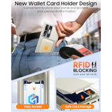 Samsung Galaxy S24 Ultra Rugged Heavy Duty Phone Case with RFID Blocking and Card Holder