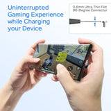 Usb C Charger Cable, 60W 3.3Ft Type C Charging Cable, Flat 90-Degree C-Port, H