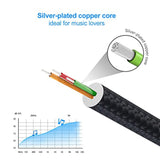 CableCreation 3.5mm Headphone Extension Cable 3FT/0.9M, Right Angle 3.5mm Male to Female Audio Stereo Cable with Silver-Plating Copper for iPhones, iPad, Beats, PS4 Headset, Home/Car Stereos, Black