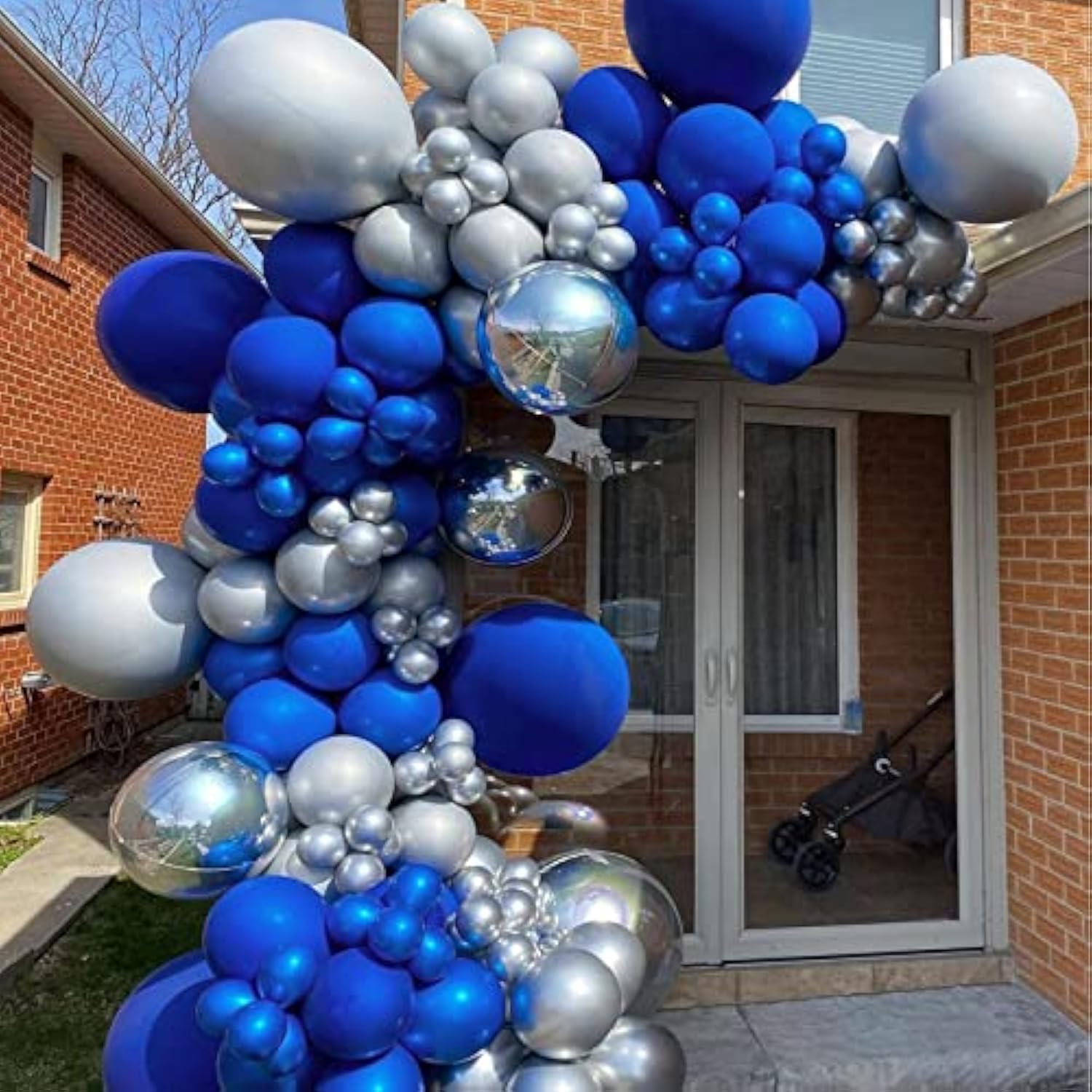 Royal Blue Balloons 12 Inch, 50 Pack Royal Blue Latex Party Balloons Helium Quality For Birthday Graduation Baby Shower Baseball Nautical Wedding Party Decorations (With Blue Ribbon)
