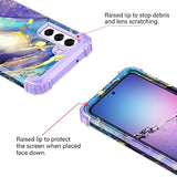 Galaxy S21 FE 5G Case, Three Layer Heavy Duty Shockproof Protection Hard Plastic Bumper + Soft Silicone Rubber Protective Case for Samsung Galaxy S21 FE 5G, Purple