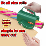 Wrapping Paper Roll Cutter Tool With 3 Pcs Replaceable Blade Kit Gift Wrapping Paper Cutter For Christmas And Birthday Wrapping Paper Gift Wrap Cutter Holder Tube Slicing Trimming.