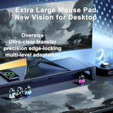 Black Myth Game Mouse Pad - Large Non-Slip Gaming Mousepad With Stitched Edges, Desk Mat For Laptop, Computer & Pc - Wrist Pad For Gamer, Office & Home - 12X32In-A4