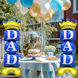 Happy Fathers Day Decorations Balloons for Party, 1Pcs 44 Inch Large Self Standing Dad Balloon For Fathers Day Birthday Party Celebrations Decor