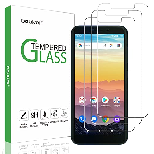 (3 Pack) Compatible for ATT Calypso (U318AA) Screen Protector Tempered Glass, Touch Sensitive,Case Friendly, 9H Hardness