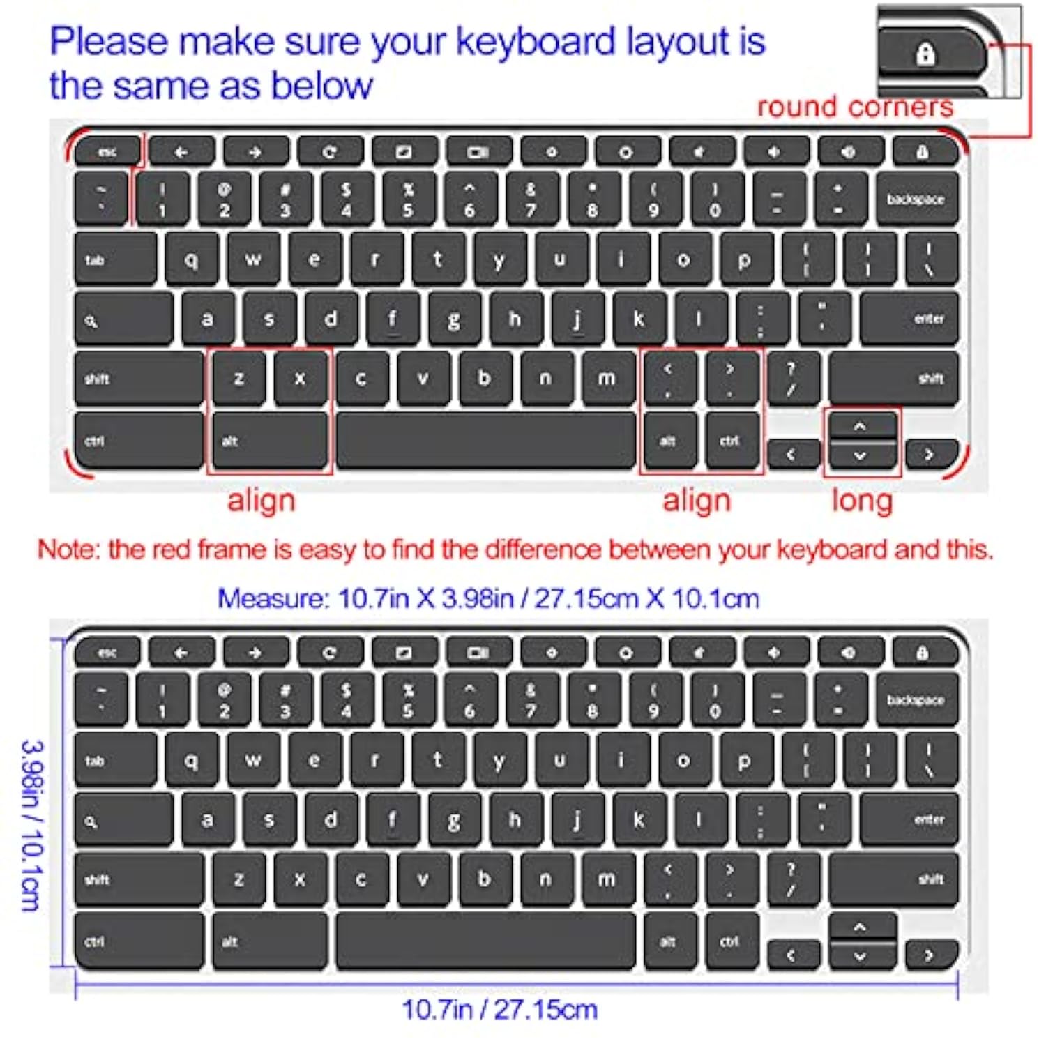 Keyboard Skin For Acer Chromebook Spin 11 311 Cp311 511 512/Chromebook Premium