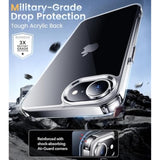 For Iphone 16E Case Clear, [Crystal Clear][Not Yellowing][-Grade Protection] Slim Anti-Scratch Shockproof Transparent Protective Phone Case For Iphone 16E 6.1" 2025