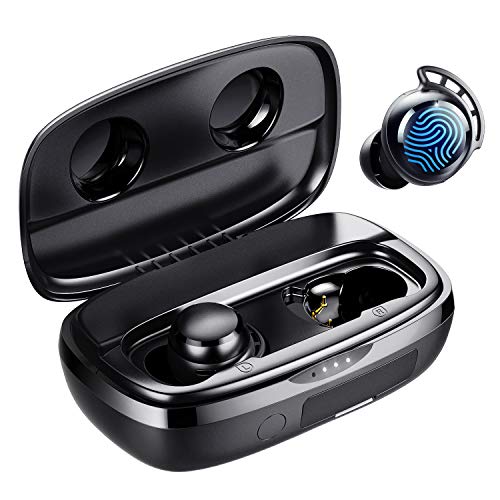 Wireless Earbuds, 110H Playtime Bluetooth 5.3 IPX8 Waterproof Touch Control True Wireless Bluetooth Earbuds with Mic Earphones in-Ear Deep Bass