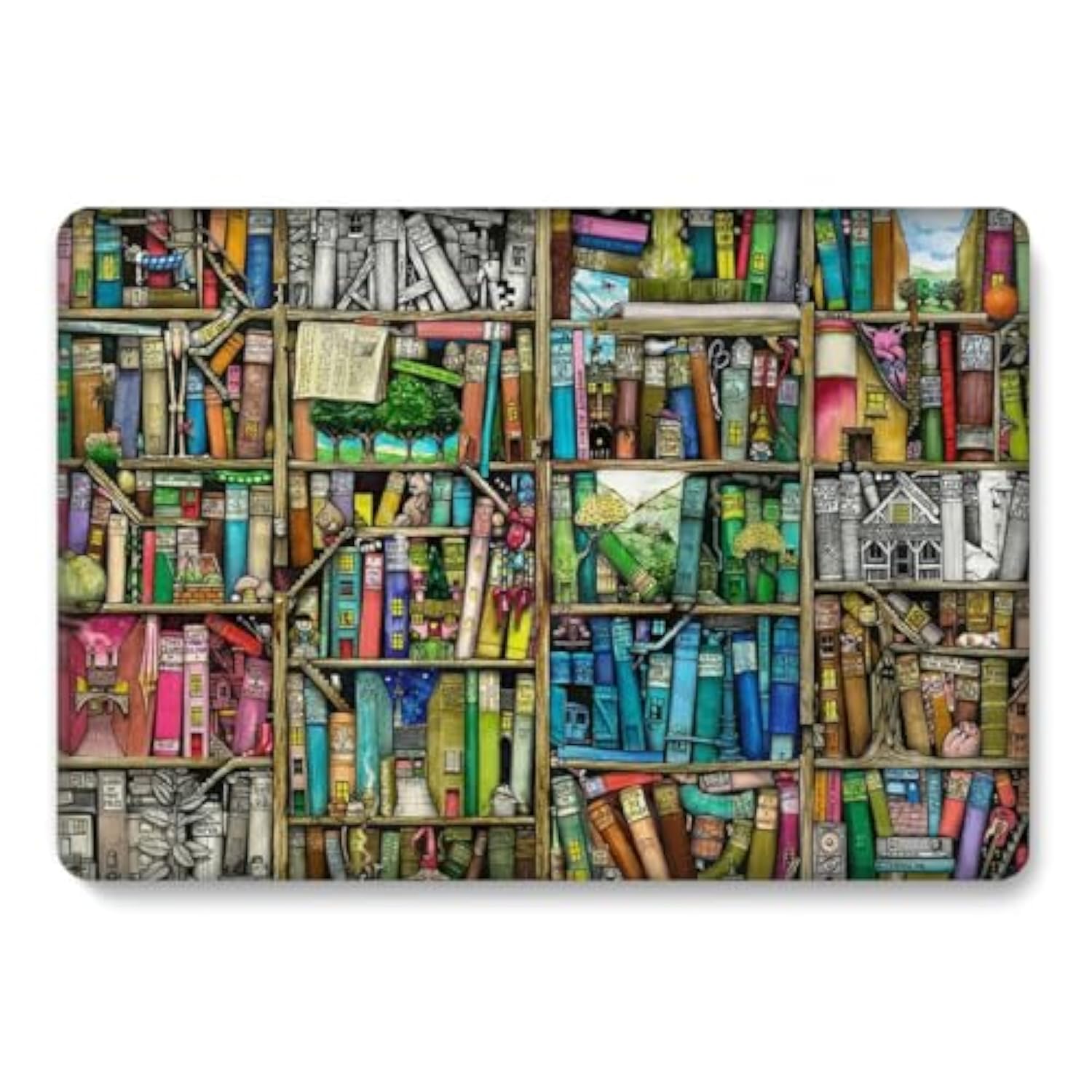 Laptop Hard Case Compatible With Macbook Air 13.6 Inch Case 2024 2022 With Liquid Retina Display Touch Id Model A2681 A3113, Plastic Hard Shell Case Cover & Sleeve Bag, Books
