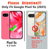 For Pixel 9A Case, [Military Grade Drop Tested] With Hd Screen Protector, Dual Layer Protective Heavy Duty Cell Phone Cover Non-Slip Shockproof Rugged Case For Google Pixel 9A (Dark Green)