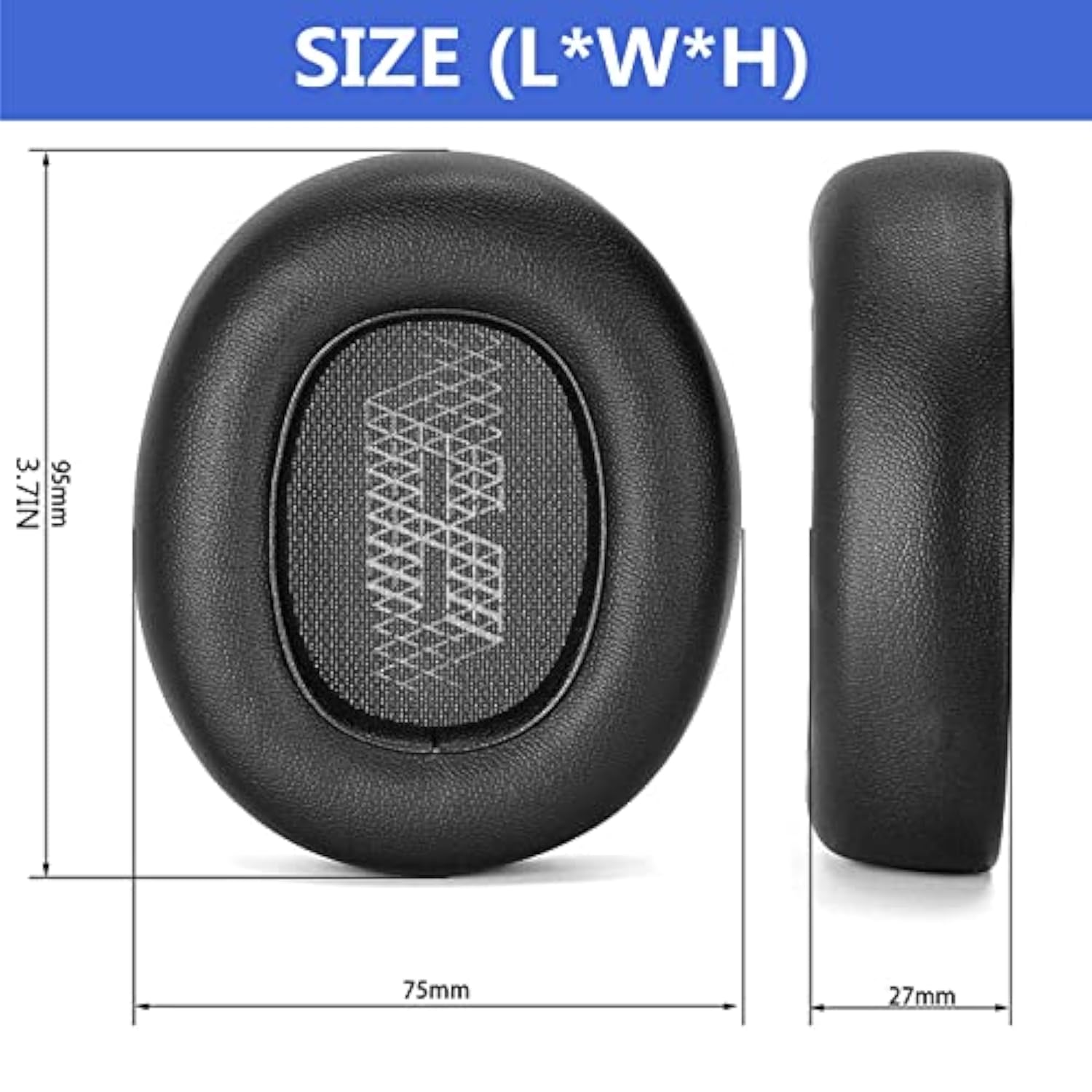 E65Bt Earpads Replacement Ear Cushions Compatible With Live 650Btnc Live660Btnc E65Bt E65Btnc Everest Elite 750Nc V710 Duet Nc Wireless Over-Ear Headphones-Added A Stick And A Bag